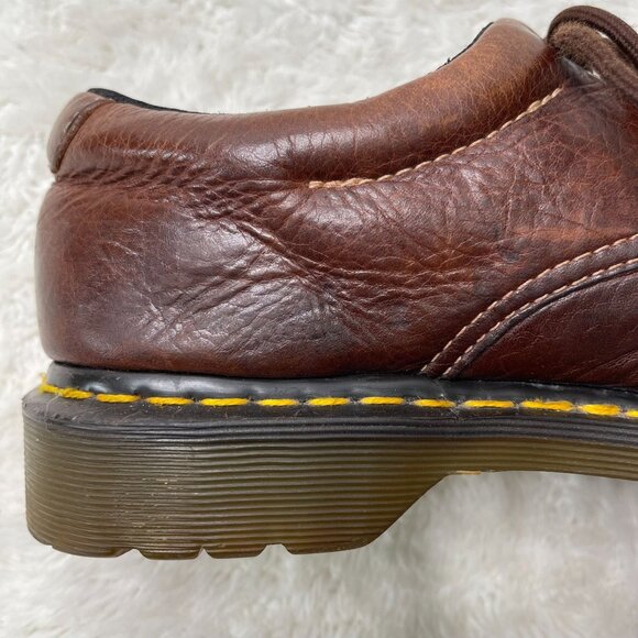 Dr. Martens Men\'s Brown  Leather Lace Up Boston Round Toe Shoes Size 11 US main image 10